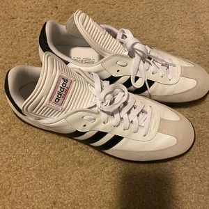Men’s brand new black and white Adidas size 10.5